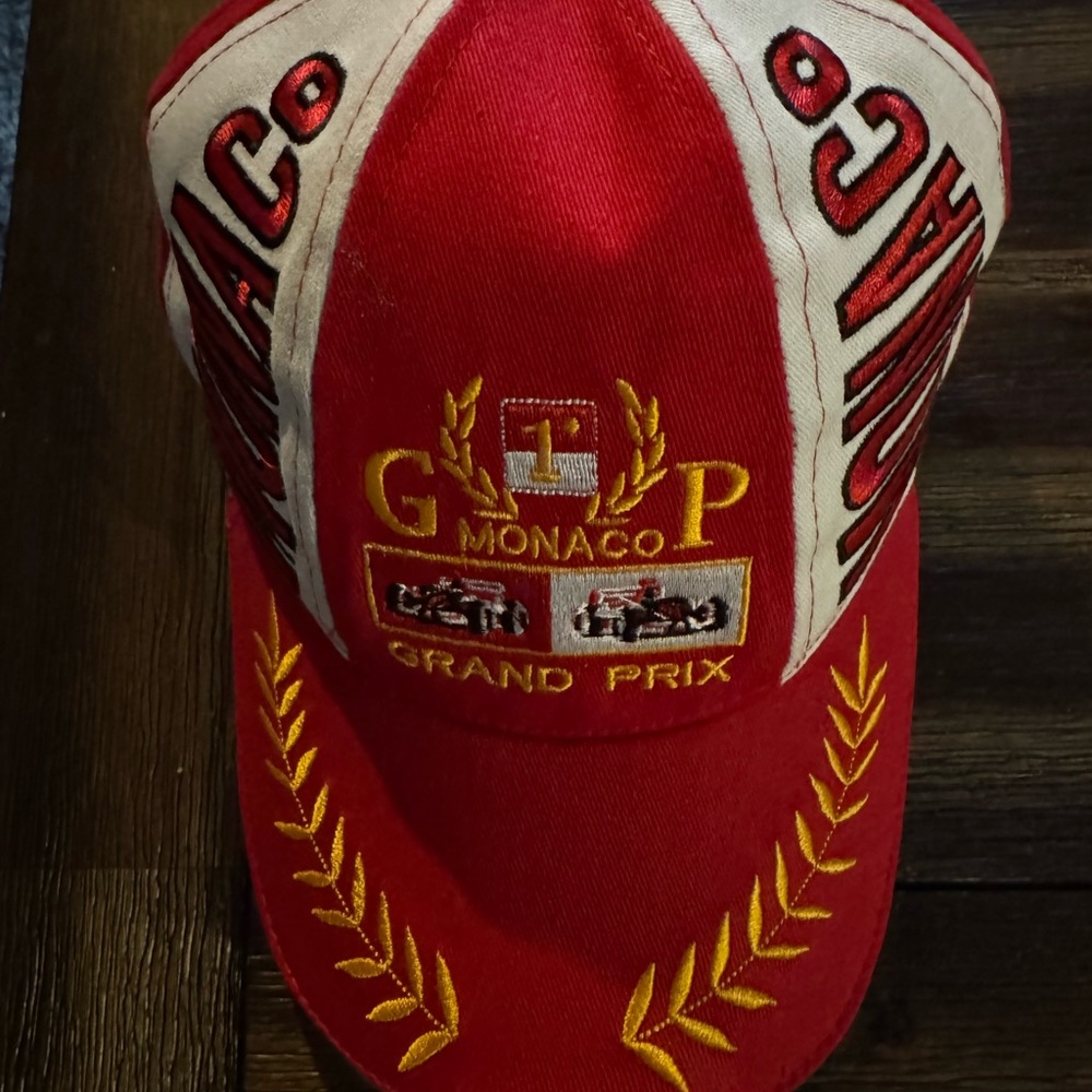 Monaco Grand Prix Red Racing Cap